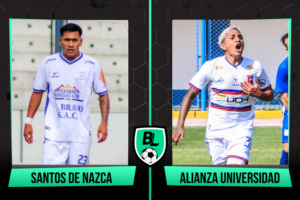 Alineaciones de Santos de Nazca vs Alianza Universidad