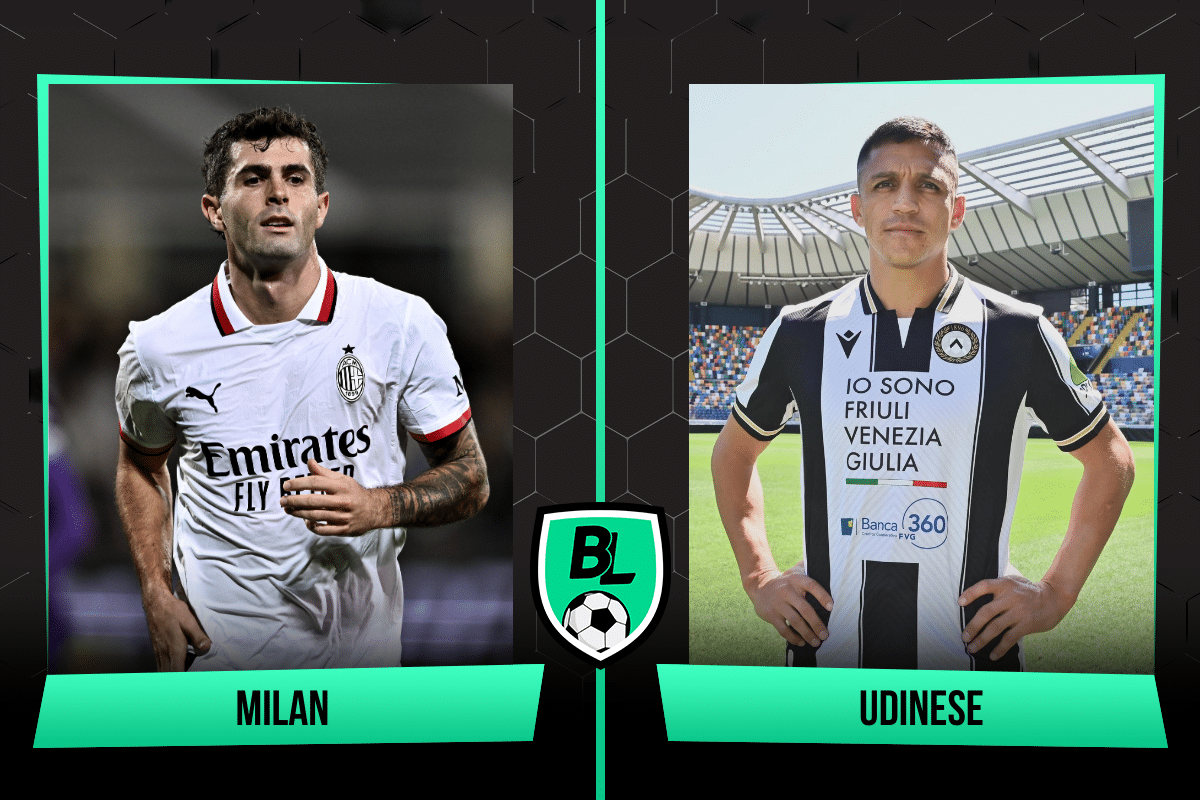 &iquest;Juega Alexis S&aacute;nchez? Alineaciones de Milan vs Udinese: a qu&eacute; hora juegan y d&oacute;nde ver EN VIVO el partido por la Jornada 8 de la Serie A (19/10)