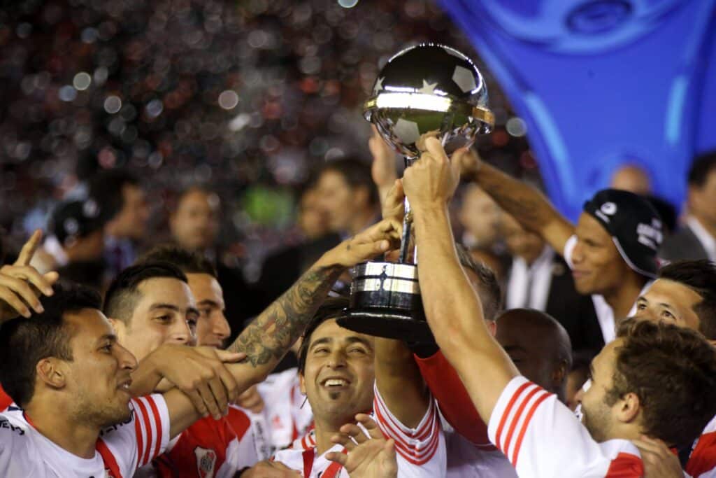 Las finales de River en el Monumental: cu&aacute;ntas jug&oacute;, efectividad y resultados