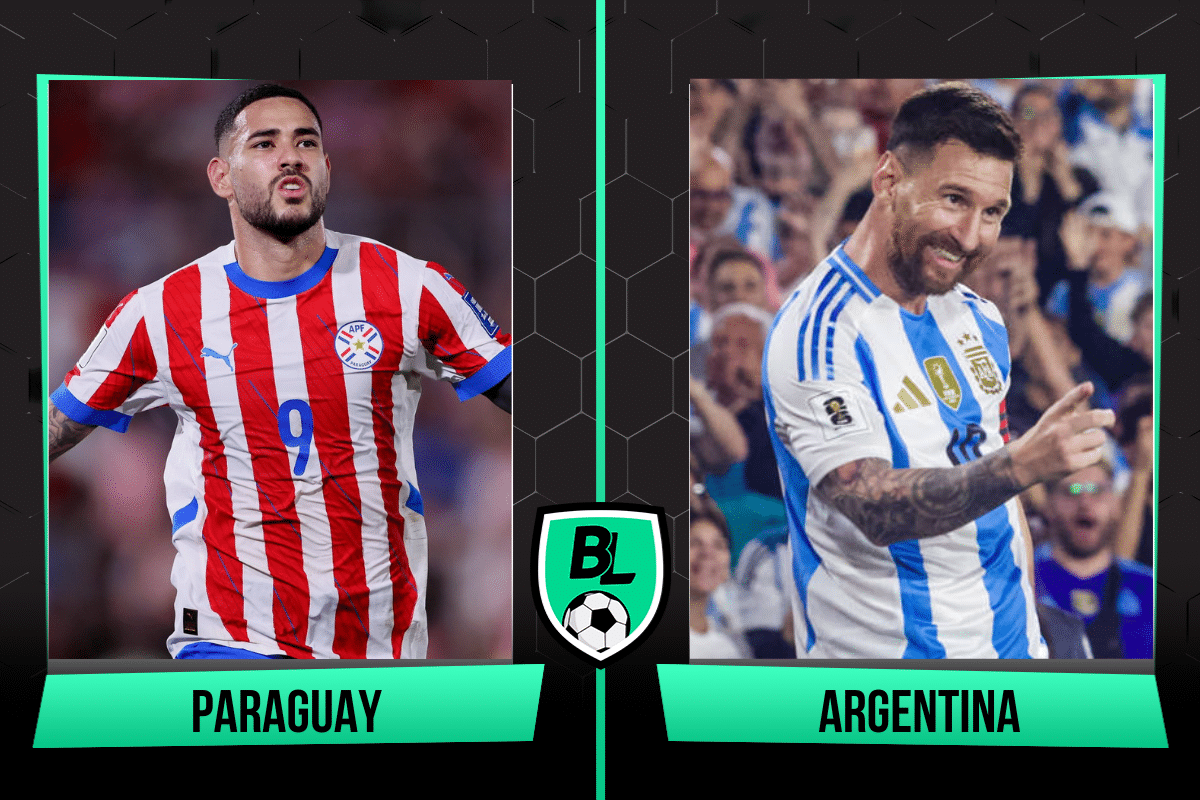 Alineaci&oacute;n de Paraguay vs Argentina