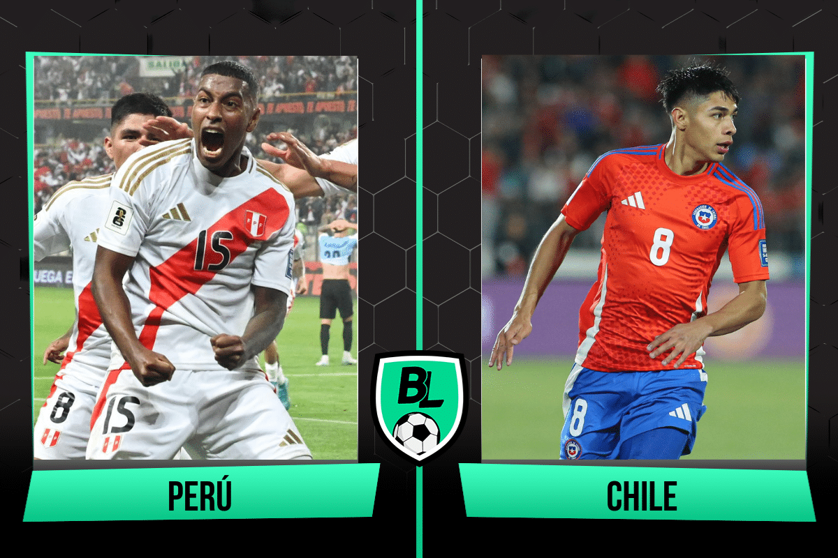 Alineaci&oacute;n de Per&uacute; vs Chile