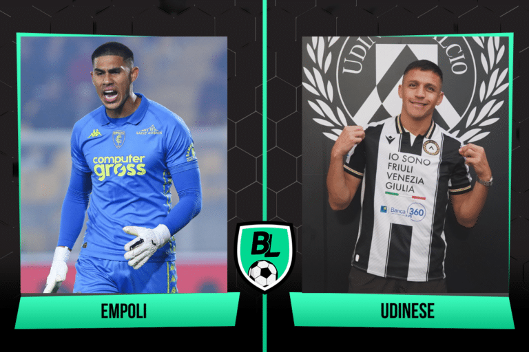 &iquest;Juega Alexis S&aacute;nchez? Alineaciones de Empoli vs Udinese: a qu&eacute; hora juegan, d&oacute;nde ver EN VIVO e historial del partido por la fecha 13 de la Serie A (25/11/24)