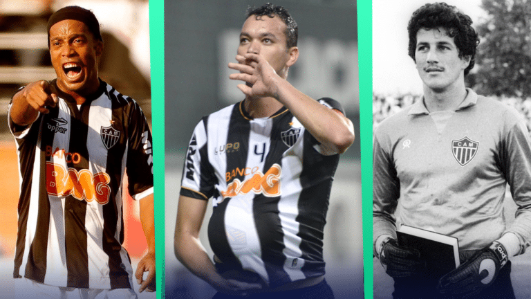 ¿Quiénes son los jugadores con más títulos de Atlético Mineiro en la historia?