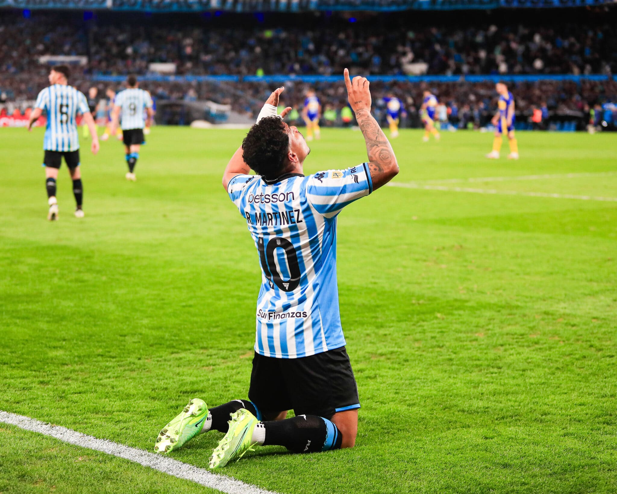 &iquest;Qui&eacute;nes son los m&aacute;ximos goleadores hist&oacute;ricos de Racing en la Copa Sudamericana?