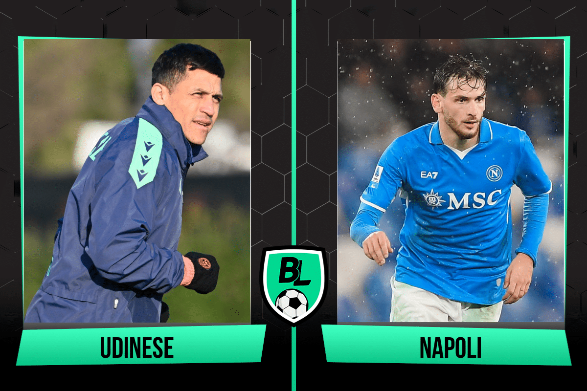 &iquest;Juega Alexis S&aacute;nchez? Alineaciones de Udinese vs Napoli: a qu&eacute; hora juegan y d&oacute;nde ver el partido por la fecha 14 de la Serie A de Italia (14/12/24)